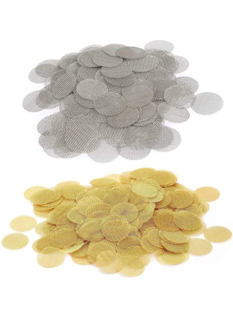 Peachjoy 100 Pcs Pipe Strainer, 2/4 Inch Pipe Filters, 50 Premium Stainless Steel Pipe Sieves and 50 Brass Filters - Image 5